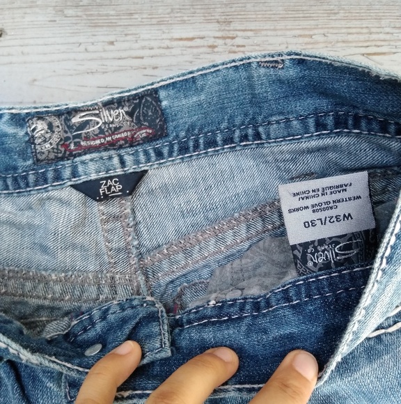 Silver jeans Zac flap sz32x30 wranglers - Picture 8 of 8